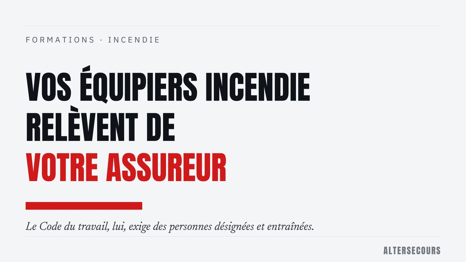 Couverture typographique : EPI / ESI, équipiers de première et de seconde intervention